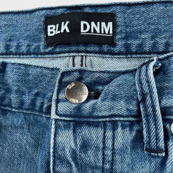 $250 BLK DNM Mens 33x32 Jeans 15 Slim Straight Dellwood Blue Mid Rise Denim - Picture 10 of 12